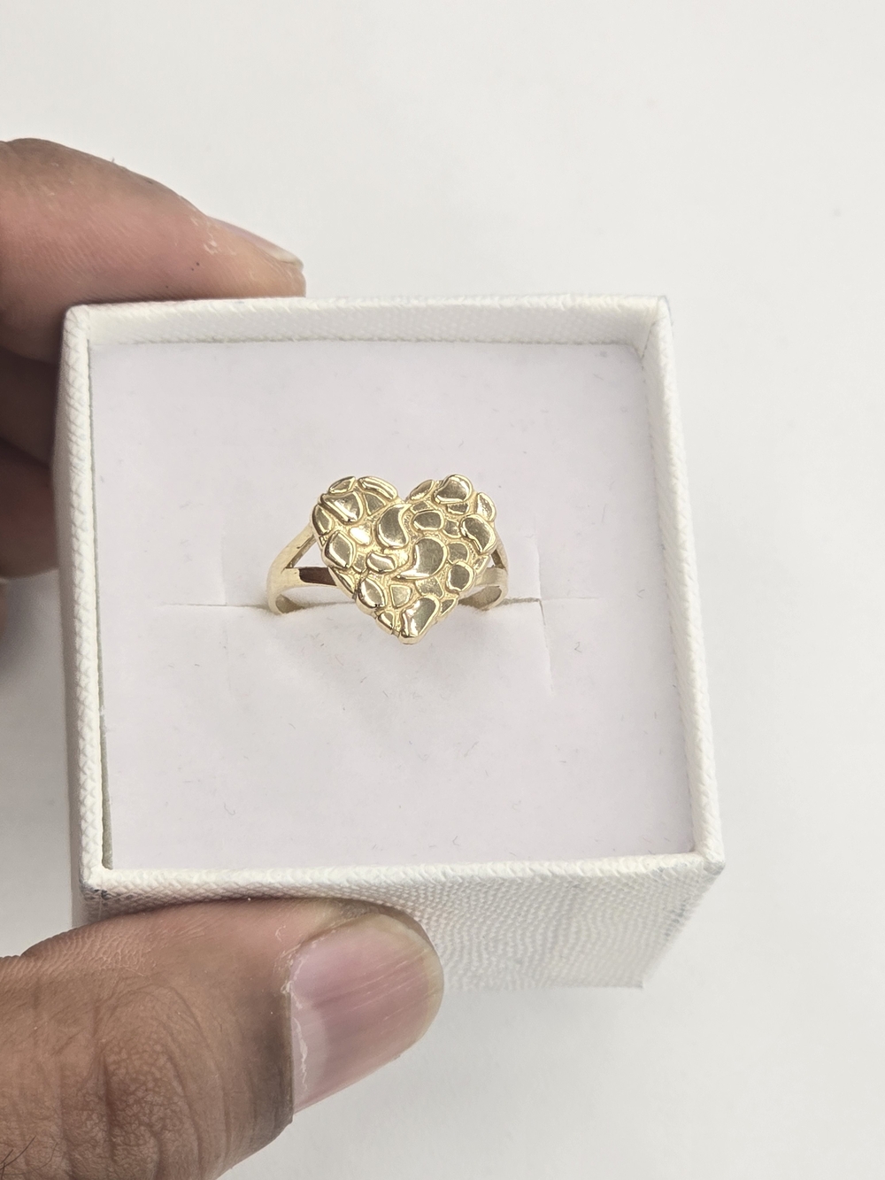 14kt Real Gold Heart Women Ring For Women